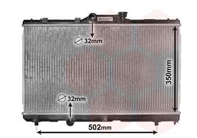 Radiateur Van Wezel 53002147