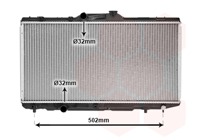 Radiateur Van Wezel 53002188