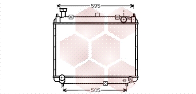 Radiateur Van Wezel 53002233