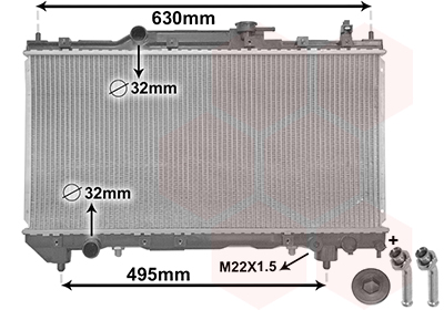 Van Wezel Radiateur 53002238