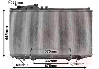 Radiateur Van Wezel 53002337