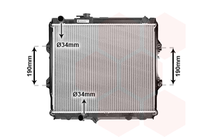 Radiateur Van Wezel 53002492