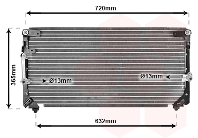 Airco condensor Van Wezel 53005006