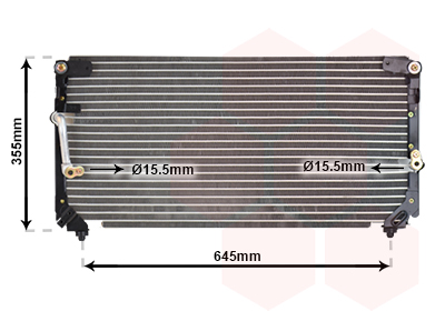 Airco condensor Van Wezel 53005225