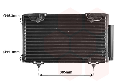 Airco condensor Van Wezel 53005327