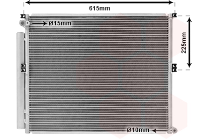 Airco condensor Van Wezel 53005640