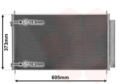 Airco condensor Van Wezel 53005708