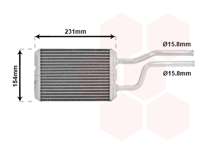 Kachelradiateur Van Wezel 53006326