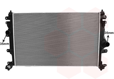 Radiateur Van Wezel 53012722