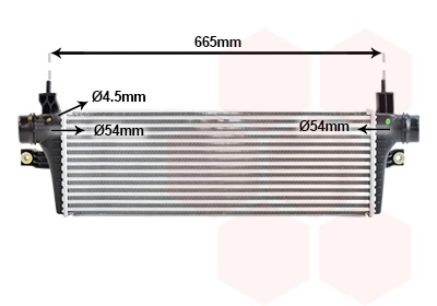 Interkoeler Van Wezel 54014700
