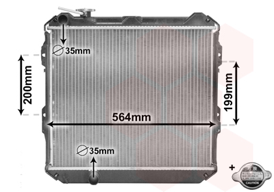 Van Wezel Radiateur 58002088