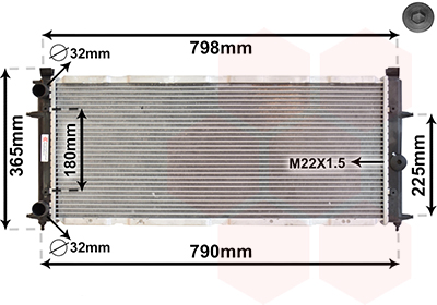 Van Wezel Radiateur 58002094