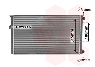 Radiateur Van Wezel 58002105