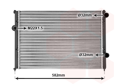 Radiateur Van Wezel 58002119