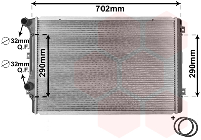 Van Wezel Radiateur 58002207