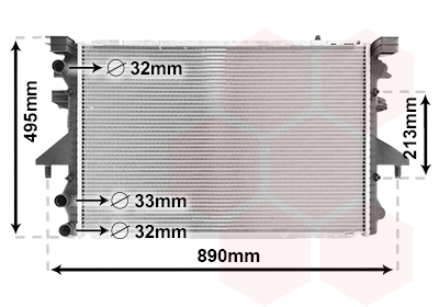 Radiateur Van Wezel 58002230