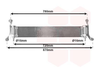 Radiateur Van Wezel 58002278