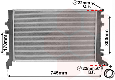 Van Wezel Radiateur 58002295