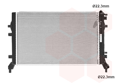 Radiateur Van Wezel 58002326