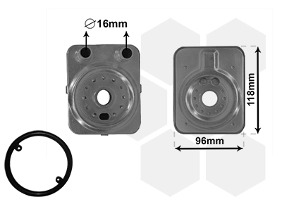 Van Wezel Oliekoeler motorolie 58003093