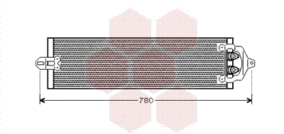 Oliekoeler motorolie Van Wezel 58003218