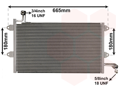 Airco condensor Van Wezel 58005137