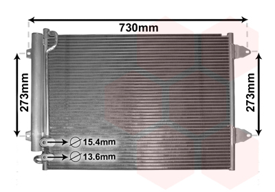 Airco condensor Van Wezel 58005225