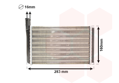 Kachelradiateur Van Wezel 58006061