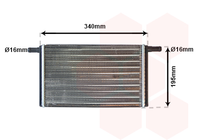 Kachelradiateur Van Wezel 58006068