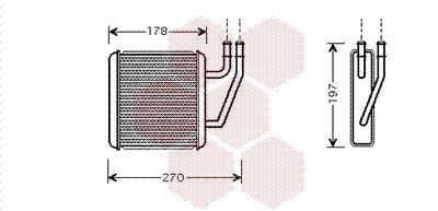 Kachelradiateur Van Wezel 58006203