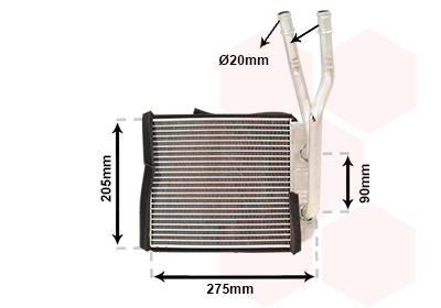 Van Wezel Kachelradiateur 58006301