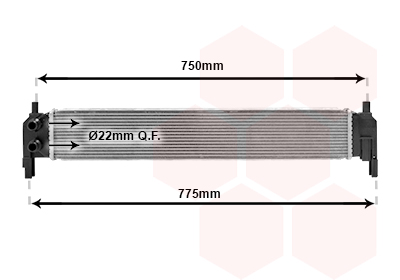 Radiateur Van Wezel 58012703