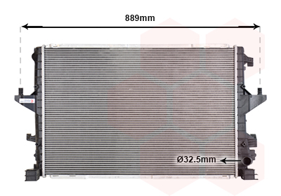 Radiateur Van Wezel 58012721