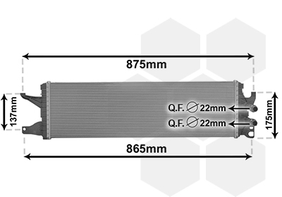 Radiateur Van Wezel 58012722