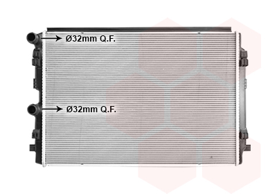 Radiateur Van Wezel 58012727