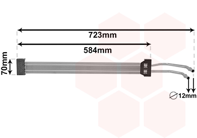 Oliekoeler Van Wezel 58013713