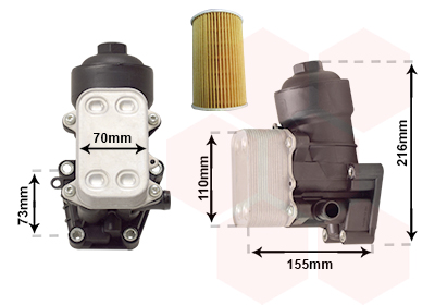 Van Wezel Oliekoeler motorolie 58013721