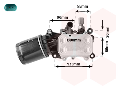 Van Wezel Oliekoeler motorolie 58013722