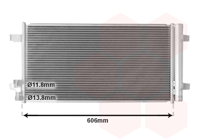 Airco condensor Van Wezel 58015707