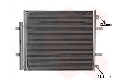Airco condensor Van Wezel 58015711
