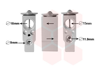 Airco expansieklep Van Wezel 59001171