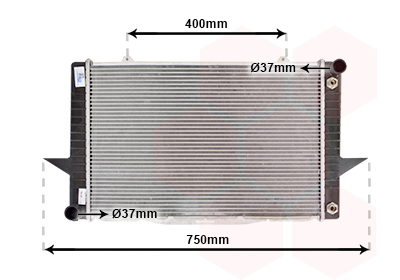 Radiateur Van Wezel 59002092