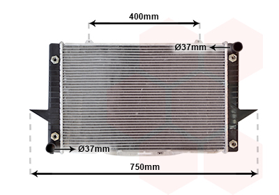 Radiateur Van Wezel 59002093