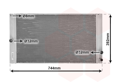 Radiateur Van Wezel 59002141