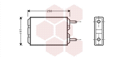 Kachelradiateur Van Wezel 59006040