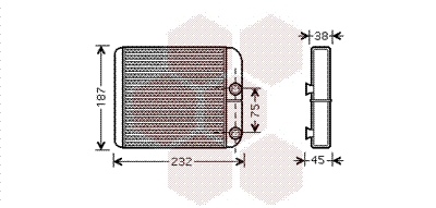 Kachelradiateur Van Wezel 59006129