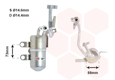 Airco droger/filter Van Wezel 5900D126
