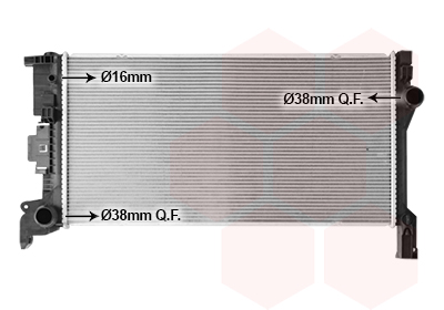 Radiateur Van Wezel 59012703