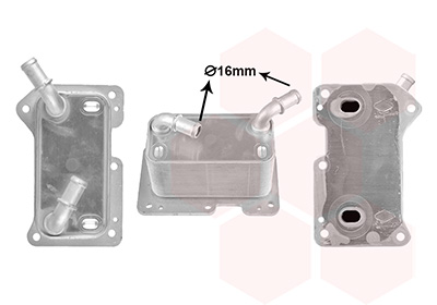 Oliekoeler, motorolie Van Wezel 59013714