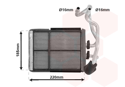 Van Wezel Kachelradiateur 59016701